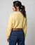 Pull maille fantaisie (jaune p&acirc;le)