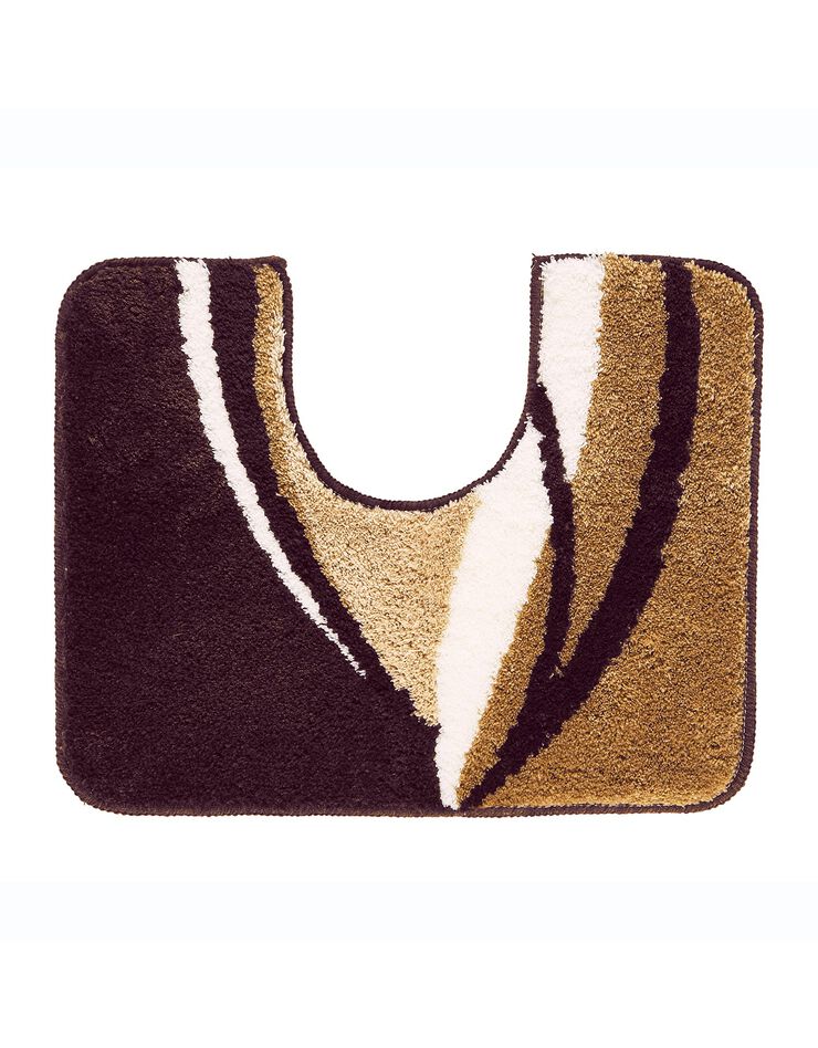 Tapis de bain fantaisie Zilla (marron)