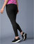 Legging uni en coton biologique (noir)