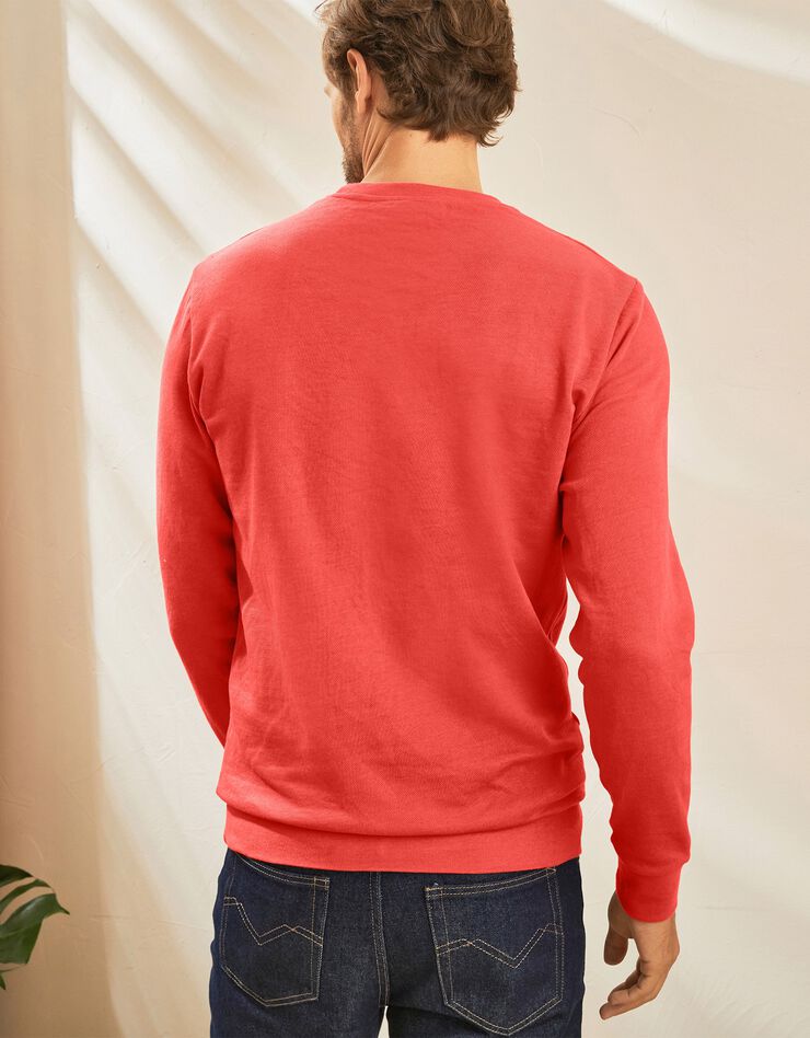 Sweat molleton col rond (orange) Sweat molleton col rond (orange)