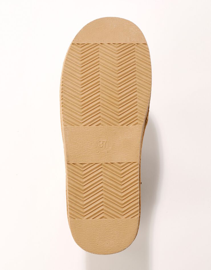 Bottes fourrées plates - marron (marron)
