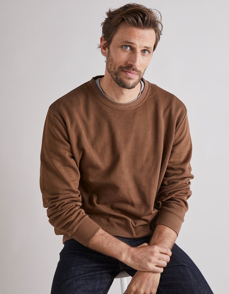Sweat molleton col rond (cuivre) Sweat molleton col rond (cuivre)