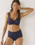 Culotte haute effet ventre plat Calenca (marine)