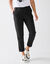 Pantalon 7/8&egrave;me fusel&eacute; ray&eacute; (noir / blanc)