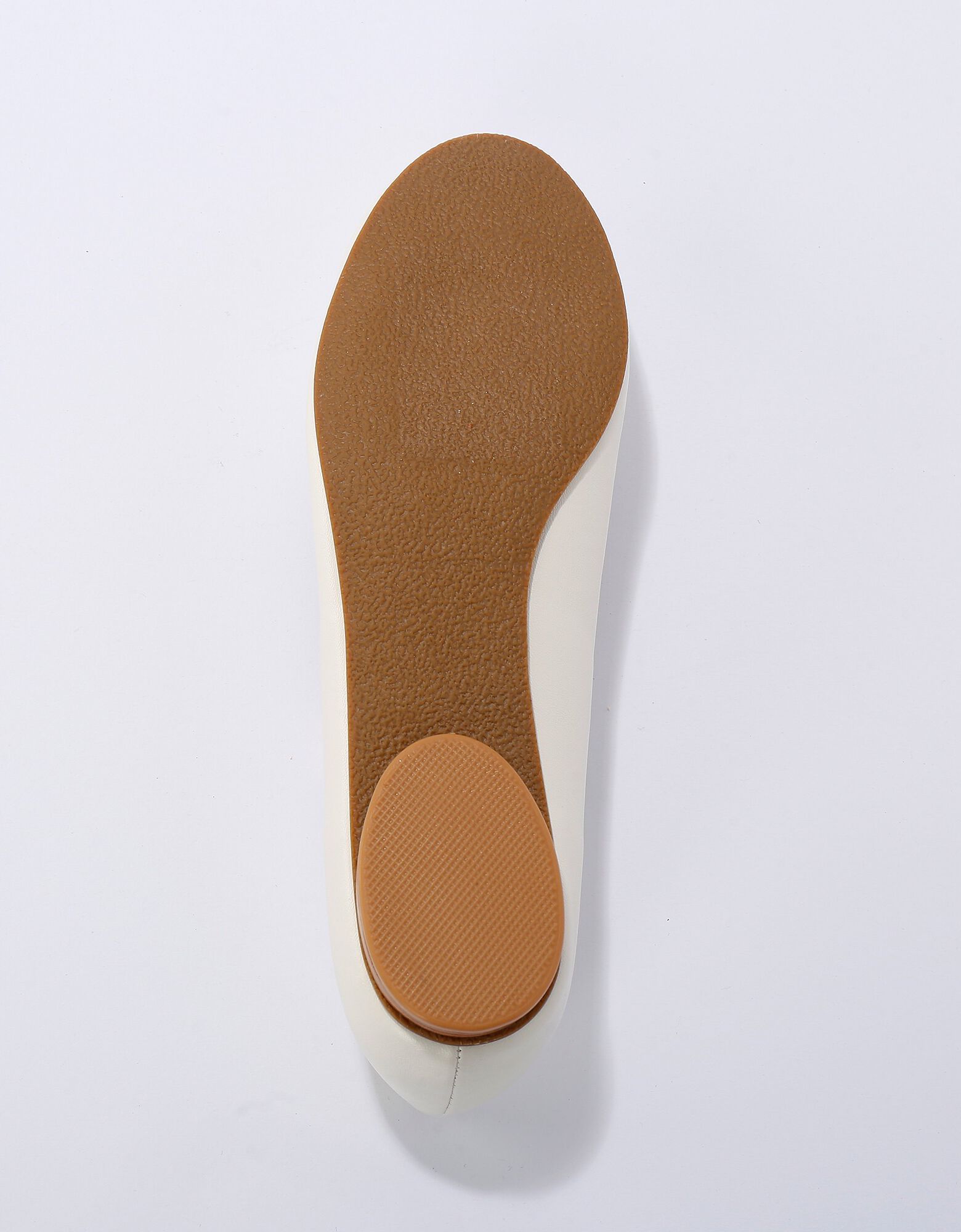 Ballerines Plates Pour Femme GLAMORA - Imprimé Floral, Couleur Crème - Semelle Plate Confortable, Découpes Ajourées - Style Décontracté Ou Habillé