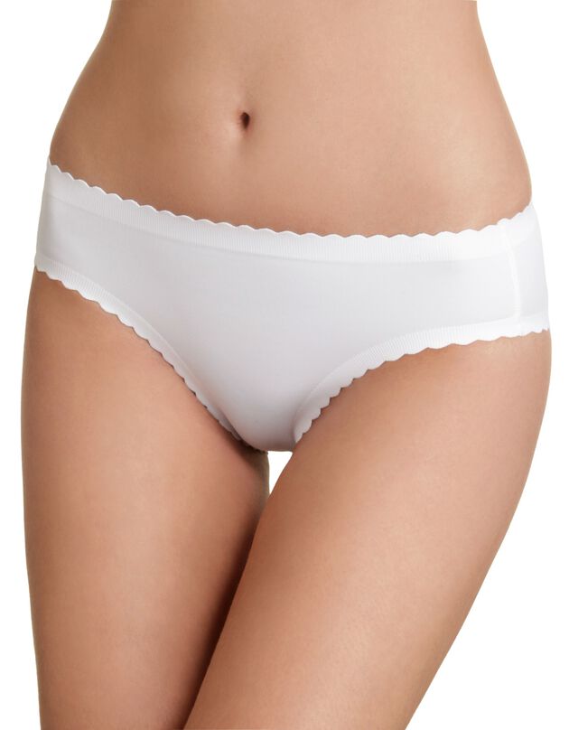Culotte midi en microfibre Body Touch (blanc)