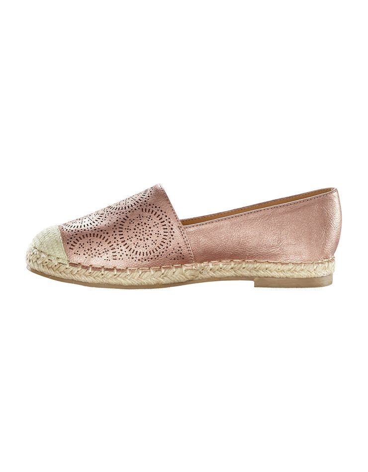 Espadrilles perforées irisées (bronze)