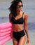 Haut de maillot de bain sans armatures Ilaya - spécial grand maintien (noir)