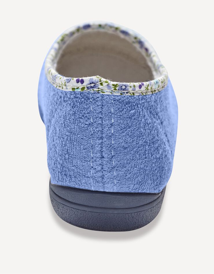 Ballerine d'intérieur éponge unie (bleu jean) Ballerine d'intérieur éponge unie (bleu jean)