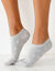 Chaussettes basses motifs assortis - lot de 4 paires (gris chiné)
