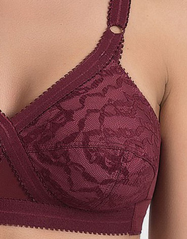 Soutien-gorge Coeur Croisé - sans armatures (bordeaux) Soutien-gorge Coeur Croisé - sans armatures (bordeaux)