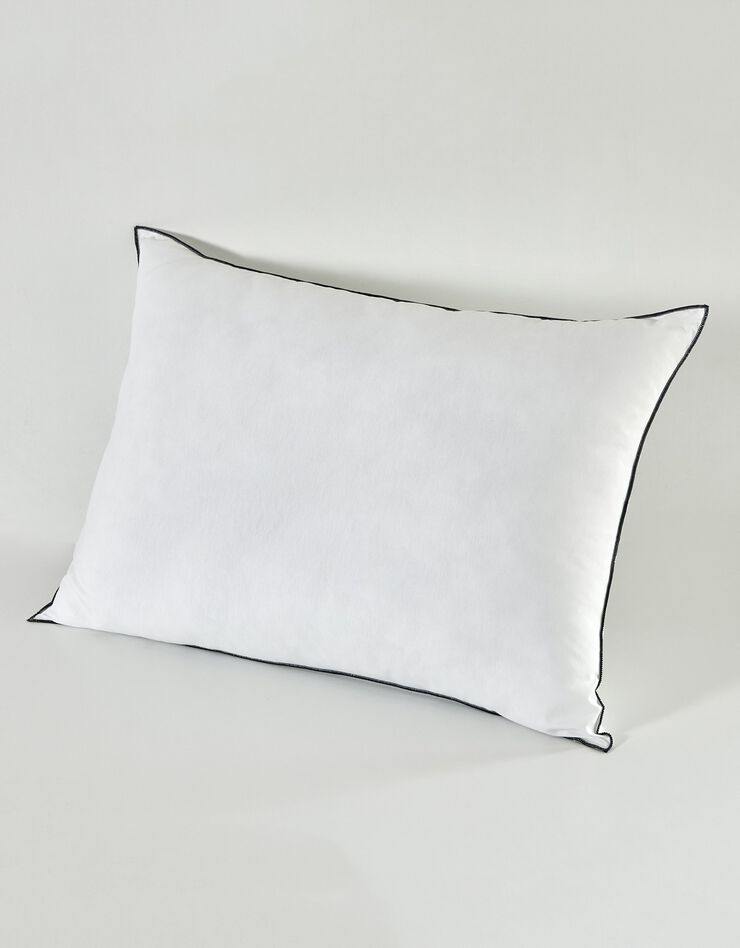 EDONA Oreiller confort soutien ferme fabriqué en France, collection "Intemporelle" (blanc)
