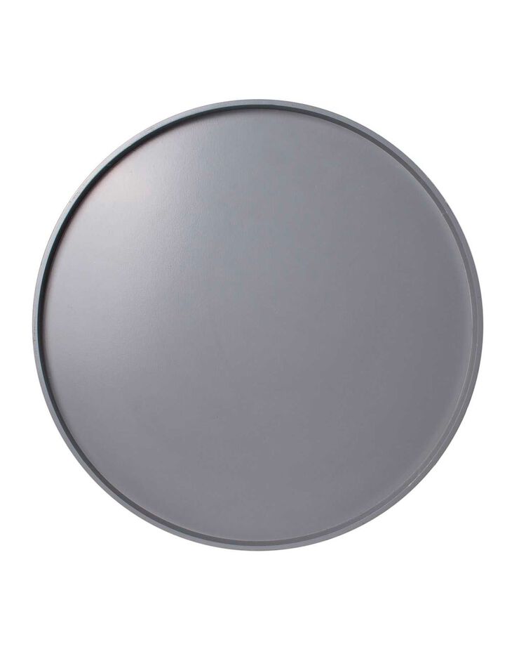 Table d’appoint bicolore avec plateau gris clair (gris)