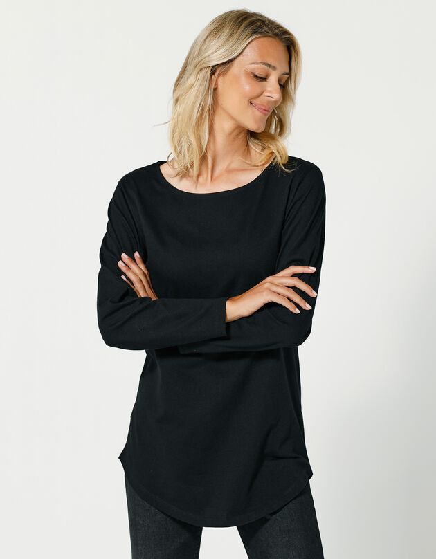 Tee-shirt manches longues (noir)