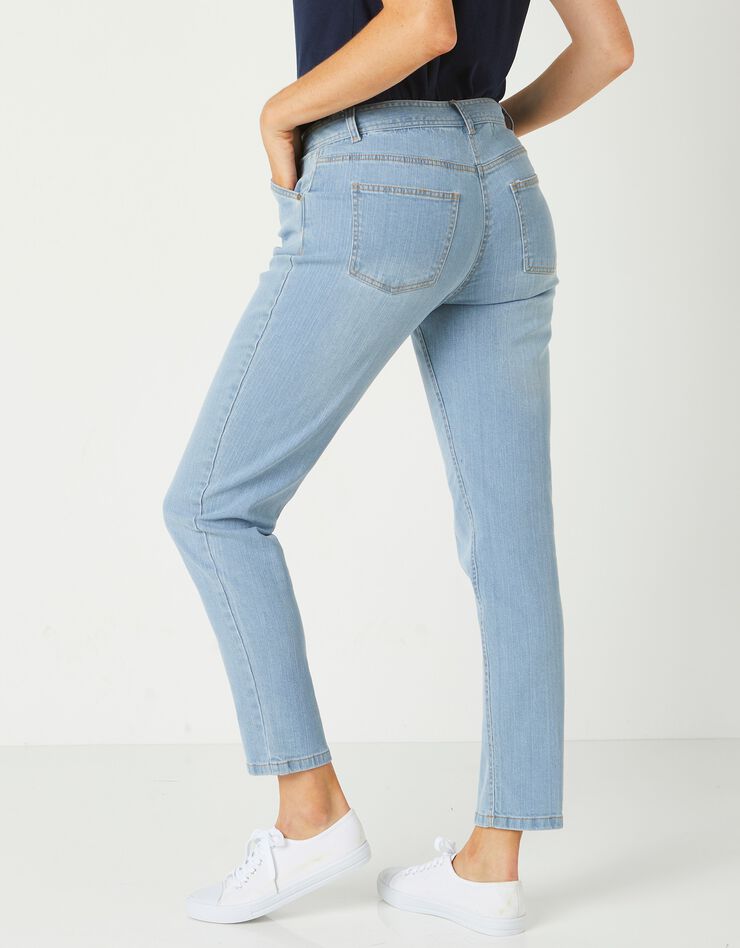 Pantalon mom, denim stretch (bleached) Pantalon mom, denim stretch (bleached)