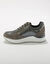 Sneakers compensées en cuir  (gris)