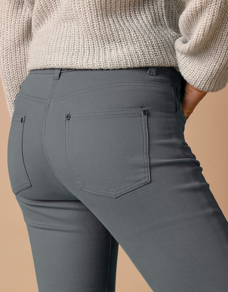 Pantalon droit stretch (anthracite)