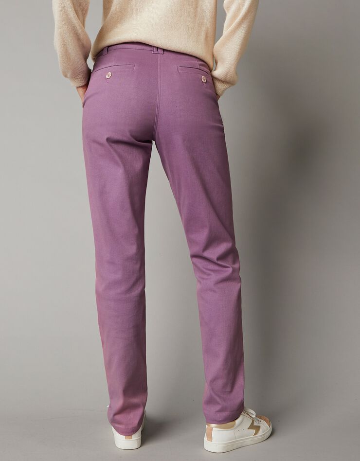 Pantalon chino stretch (parme grisé) Pantalon chino stretch (parme grisé)