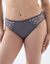 Culotte forme midi Oliena microfibre et tulle brodé  - lot de 2 (gris)