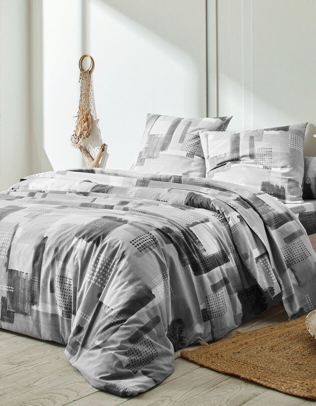 Linge de lit Mani - coton polyester (gris)