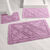 Tapis de bain losanges (parme)