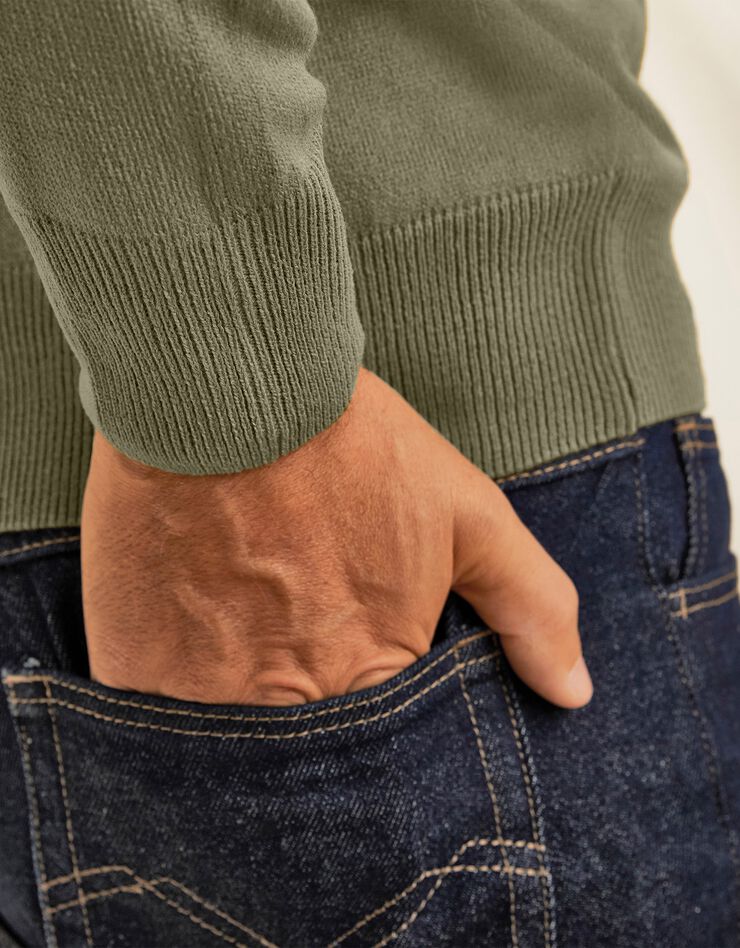 Pull uni col V (vert)