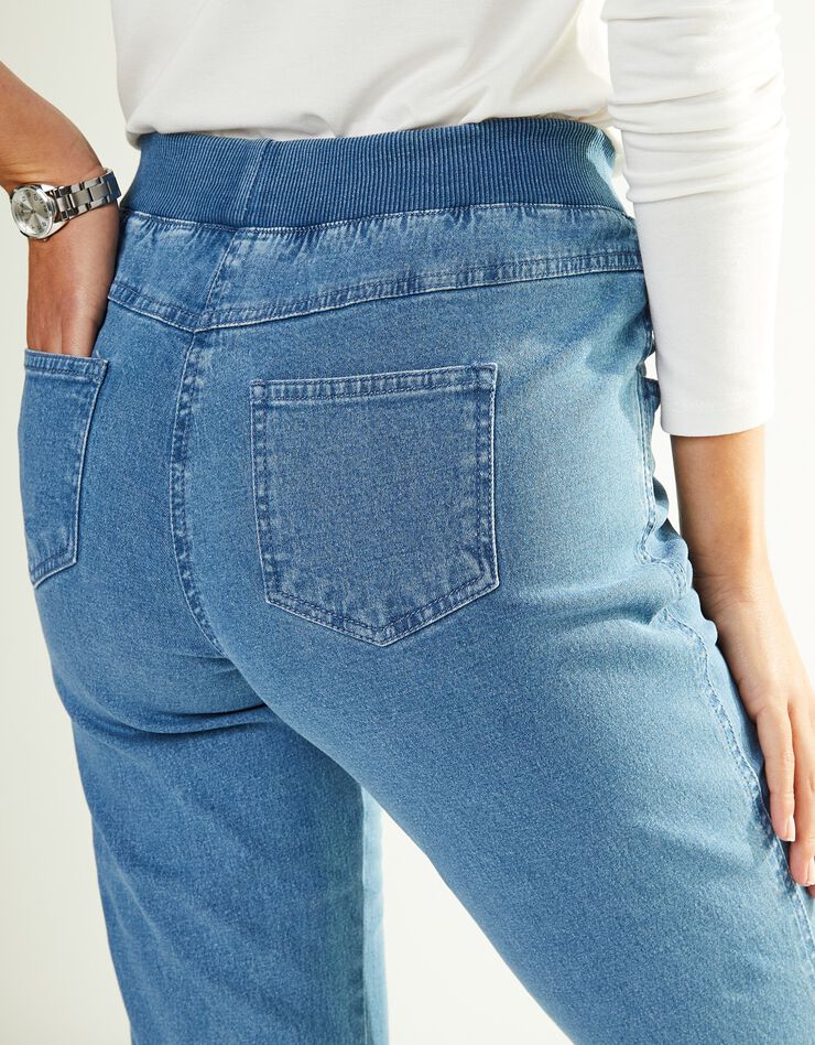 Jean coupe "boyfriend" ultra confort (BLEACHED FONCE) Jean coupe "boyfriend" ultra confort (BLEACHED FONCE)