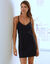 Fond de robe coton stretch invisible (noir)