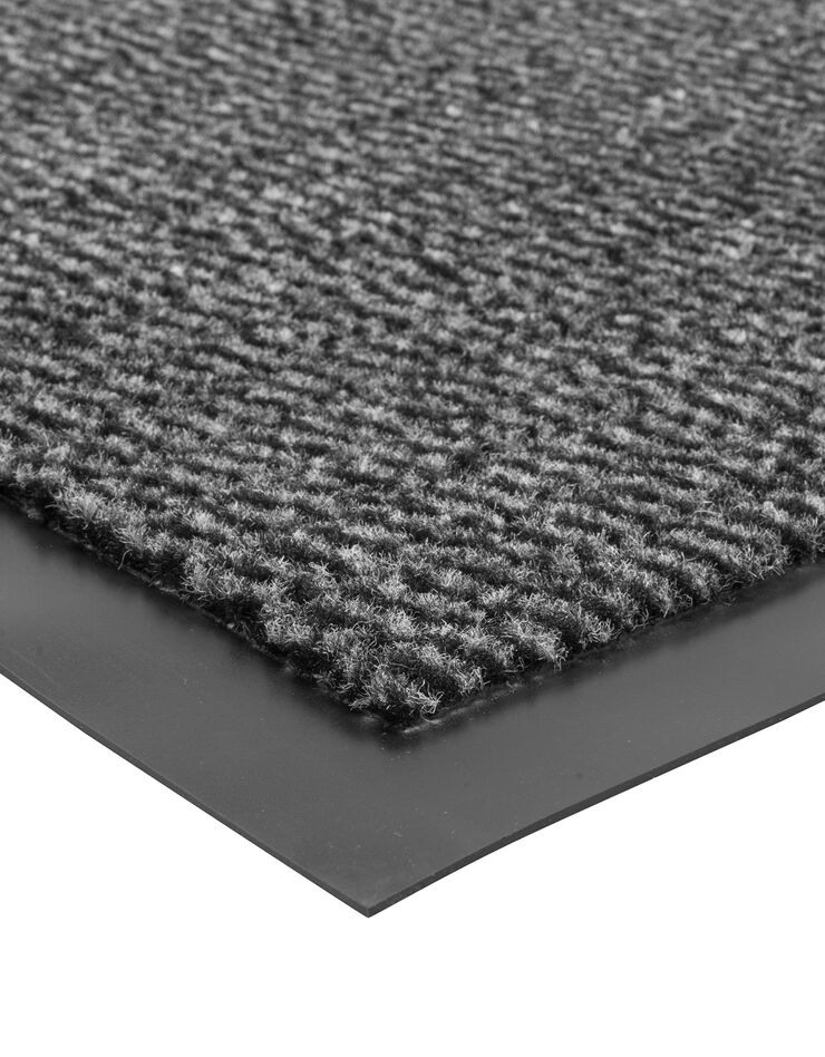 Tapis uni anti-poussière (gris)