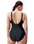 Maillot de bain 1 pièce Cross Knot (noir)