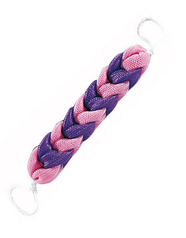 Tresse de douche (rose / parme)