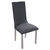 Housse chaise unie extensible - housse intégrale ou assise seule (gris)