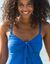 Haut de tankini décolleté à nouer Ampoza (bleu)