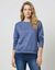Sweat molleton uni (bleu lavande)