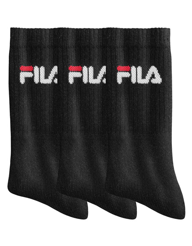 Mi-chaussettes "Sport" Fila® - lot de 3 paires (noir)