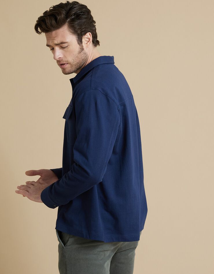 Chemise en jersey lourd (marine) Chemise en jersey lourd (marine)