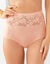Culotte super maxi coton et dentelle - lot de 2 (poudre)
