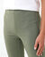 Pantalon sculptant, ceinture ventre plat (vert mousse)