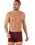 Lot de 3 boxers Ecopack (bordeaux + gris + noir)