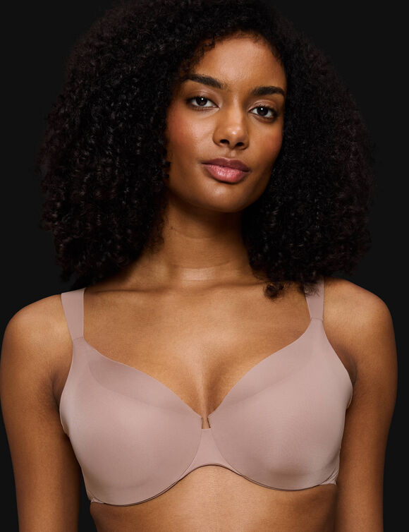 Soutien-gorge emboîtant "Illusion curves" -  armatures (beige rosé)