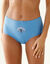 Culotte maxi coton stretch imprim&eacute; "paon" - lot de 4 (bleu)