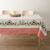Nappe toile cirée motif poules (beige / rouge)