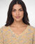 Pull col V volume loose, maille anglaise moulin&eacute;e (naturel)