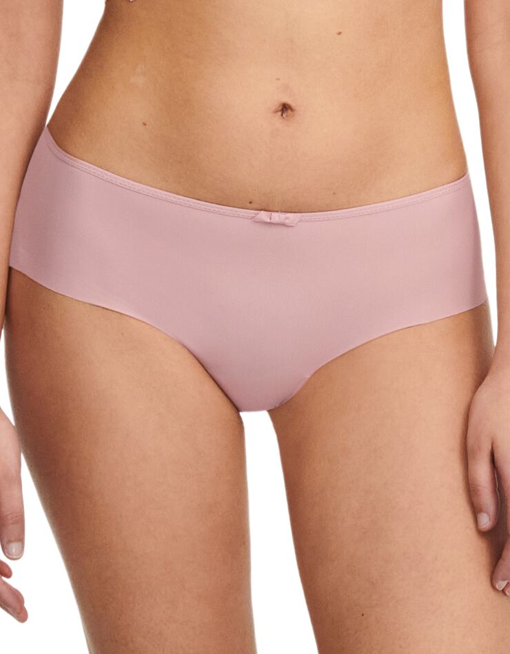 Shorty dentelle stretch et microfibre Georgia (rose)