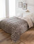 Couette microfibre imprimé léopard 200 g/m² (beige / noir)