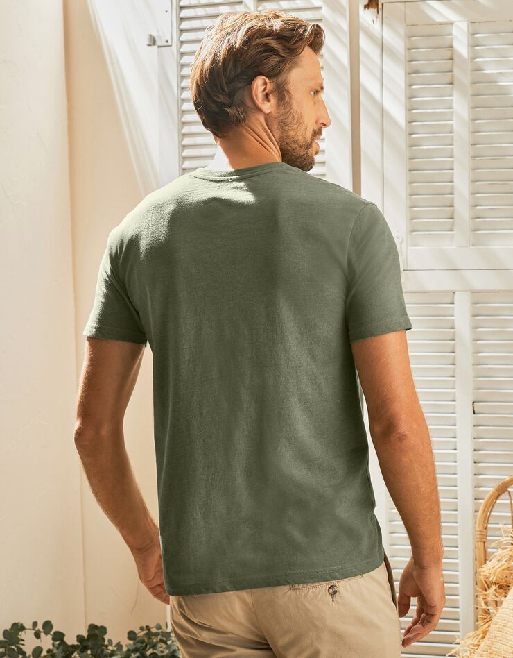 Tee-shirt col tunisien (vert) Tee-shirt col tunisien (vert)