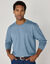 T-shirt col rond manches longues - lot de 3 (taupe + chocolat + bleu gris)
