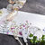 Set de table rectangulaire imprimé végétal - lot de 4 (blanc / multicolore)
