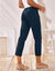 Pantacourt droit stretch (marine)