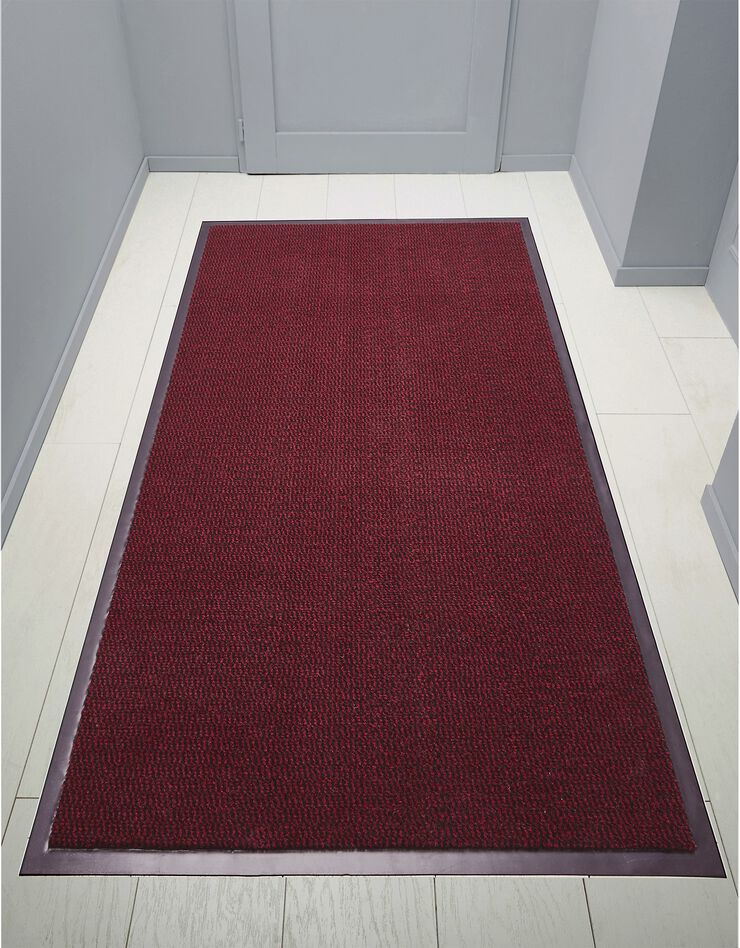 Tapis uni anti-poussière (rouge) Tapis uni anti-poussière (rouge)